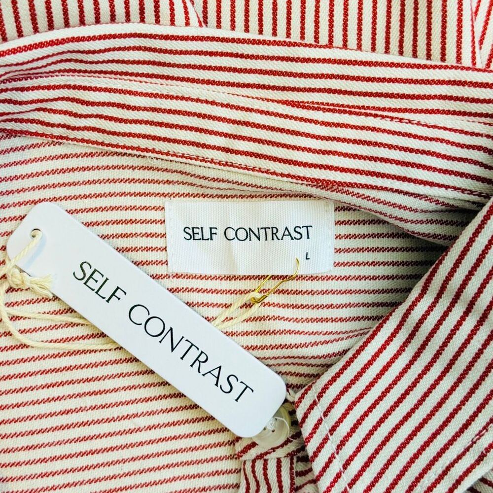 Anthropologie x Self Contrast Audrey Oversized Shacket - Size Large - Picture 5 of 6